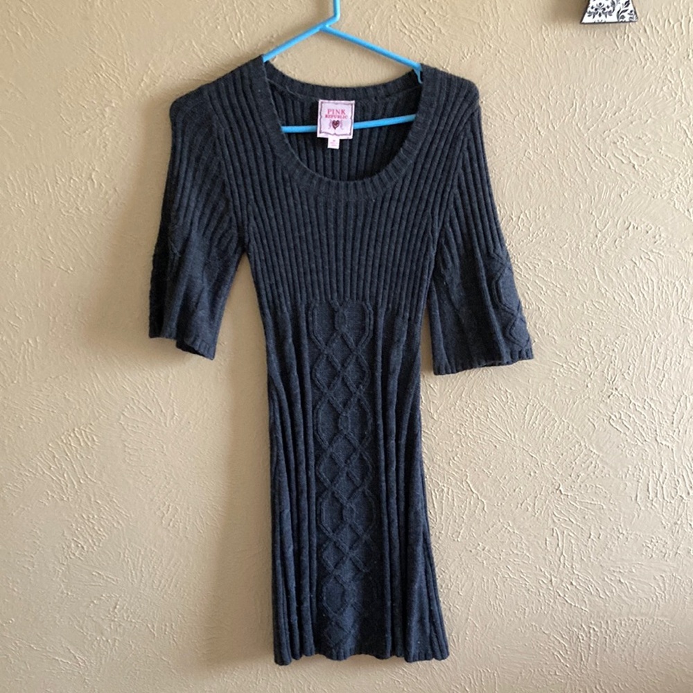 Gray sweater dress. Junior girl’s medium